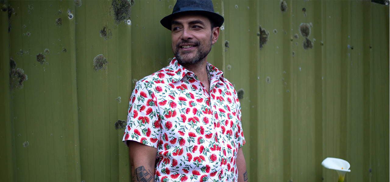 Mo Cullen Shirtsmith - Pohutukawa Retro Vintage Shirt