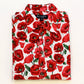 Mo Cullen Shirtsmith - Poppies retro shirt (folded) - Made in New Zealand