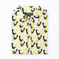Mo Cullen Shirtsmith - Tui and Kowhai retro shirt (folded) - Made in New Zealand