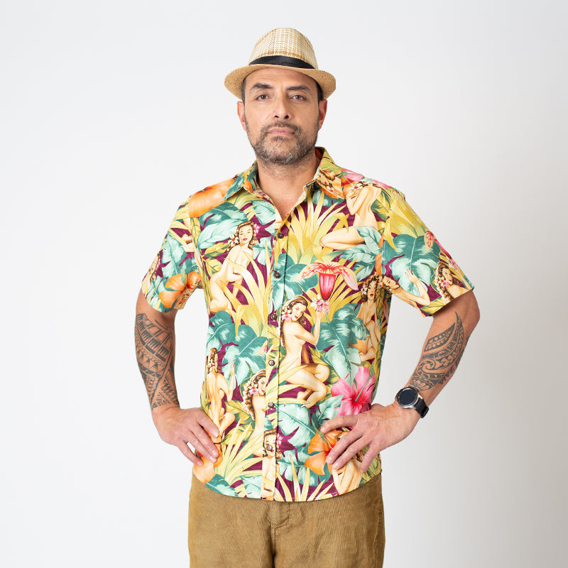 Mo Cullen Shirtsmith - Mirage retro shirt (front) - Made in New Zealand